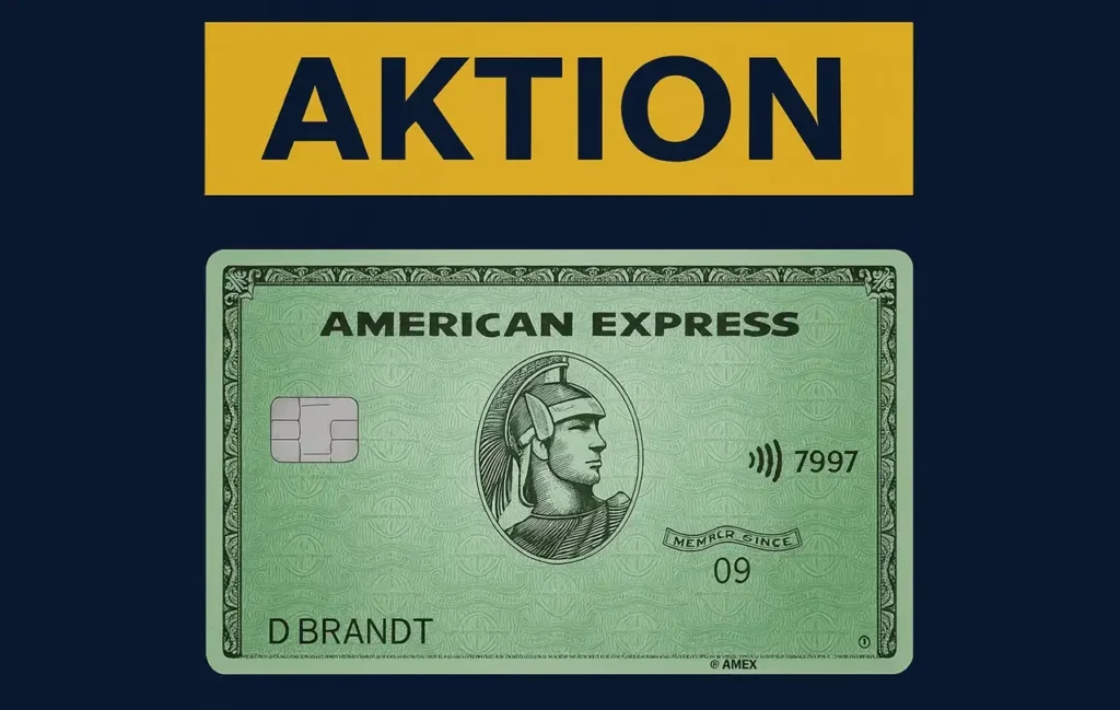 American Express Green Kreditkarte Aktion Titelbild